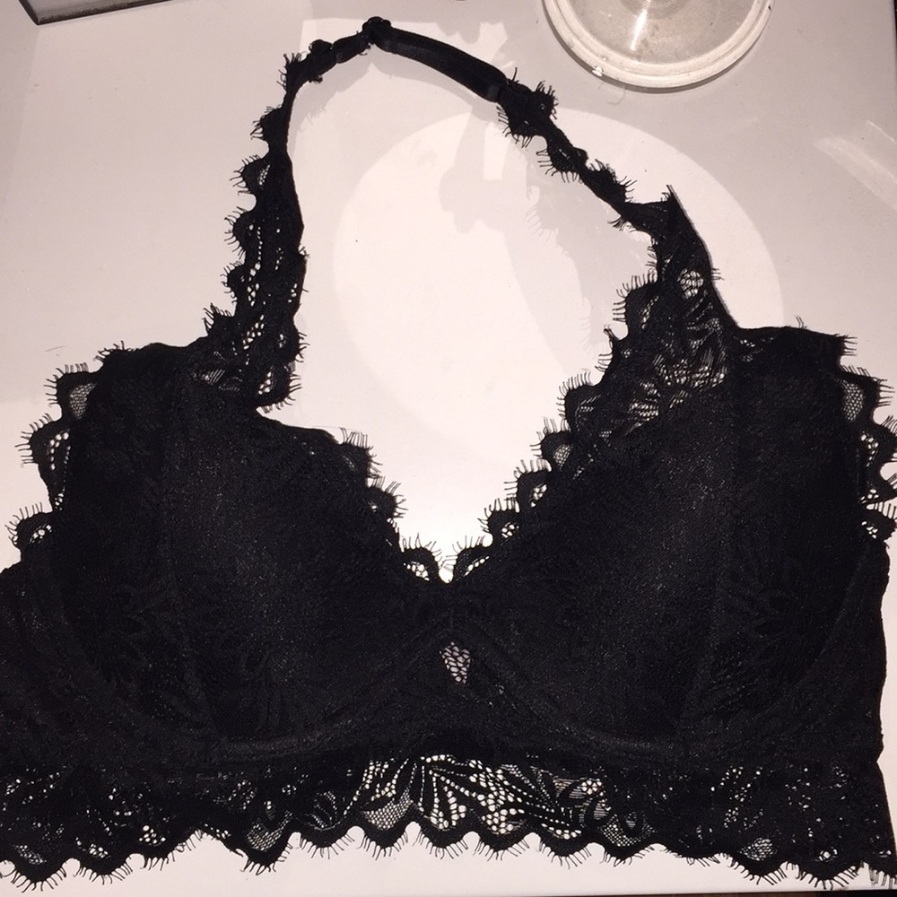 PINK lace bralette